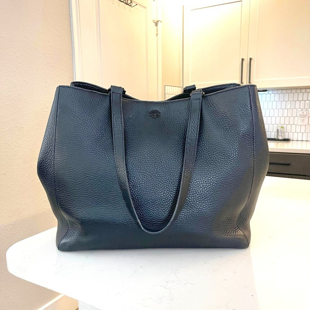 Large Allyn Leather Tote by Dagne Dover